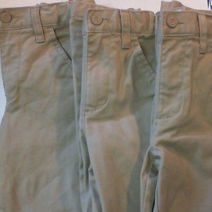 FL) 3 pair boys khaki pants 5 skinny